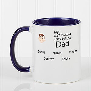 Blue Personalized Grandparent Coffee Mugs - So Many Reasons