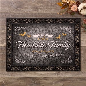 Personalized Doormat - Haunted Halloween - Unique Halloween Gifts & Décor