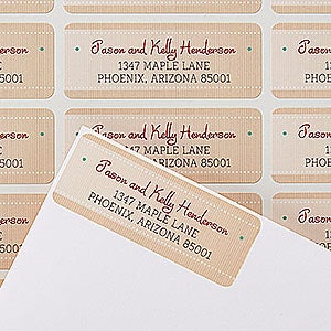 Christmas Wish List Return Address Labels