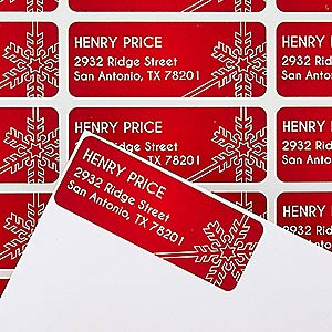 Joyous Season Return Address Labels