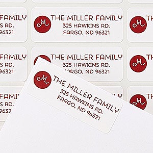 Holiday Joy Return Address Labels