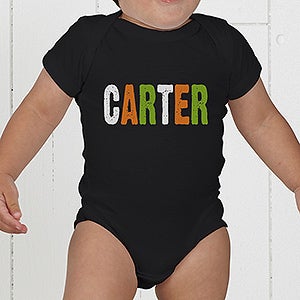 All  Mine! Halloween Personalized Baby Bodysuit