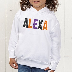 All Mine! Halloween Personalized Toddler Hooded Sweatshirt