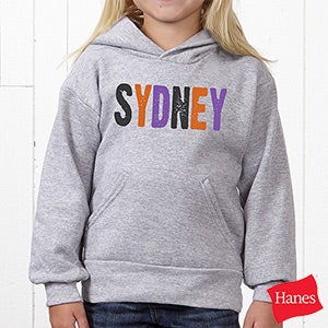 All Mine! Halloween Personalized Youth Hooded Sweatshirt
