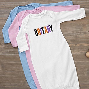 Personalized Halloween Baby Gown - All Mine!