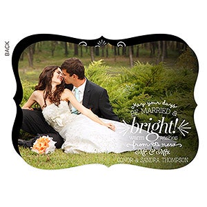 Be Married Christmas Digital Photo Cards- Horizontal