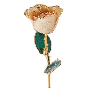 Personalized Preserved Memorial Rose