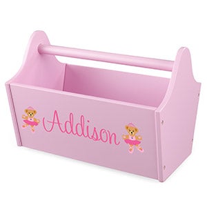 KidKraft Personalized Toy Caddy- Pink