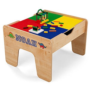 KidKraft Personalized 2 in 1 Activity Table - Natural