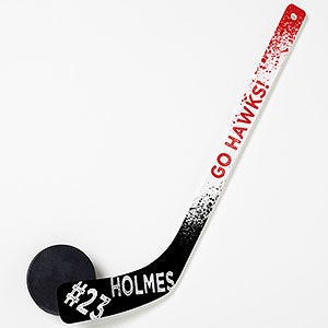 You Name It! Personalized Plastic Mini Hockey Stick - #14837