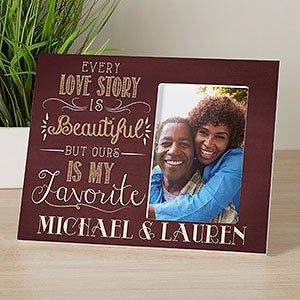 Personalized Picture Frame Romantic - Our Love Story