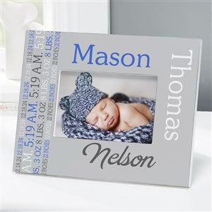 Darling Baby Boy Personalized 4x6 Tabletop Picture Frame