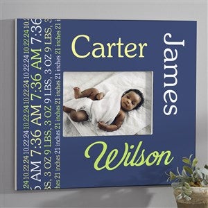 Darling Baby Boy Personalized 5x7 Wall Picture Frame