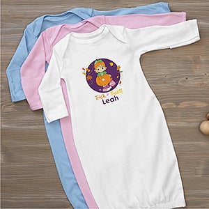 Personalized Halloween Precious Moments Baby Gown