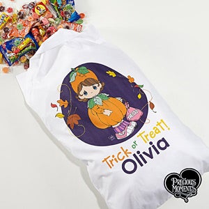 Precious Moments® Halloween Personalized Treat Sack