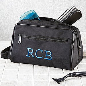 Embroidered Monogram Travel Case