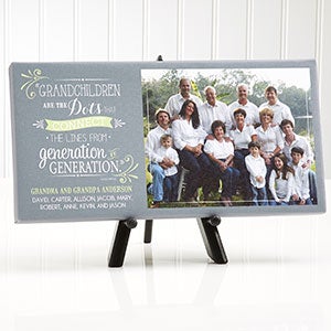 Personalized Mini Photo Canvas Print - Our Grandchildren