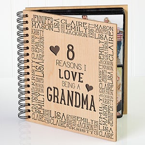 Reasons Why For Her Personalized Photo Albums, great personalized gifts for Grandma for Mothers day 2019 and Christmas.