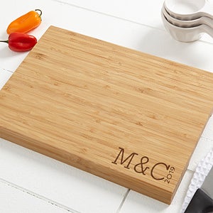 Family Name 14x18 Personalized Bamboo Cutting Board