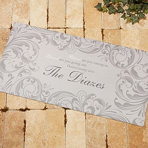 Family Blessings Personalized Doormat