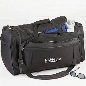 Embroidered Duffel Bag - Deluxe Weekender