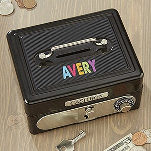 Personalized Kids Safe Cash Box - All Mine!