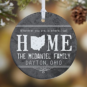 State Of Love Personalized Ornaments