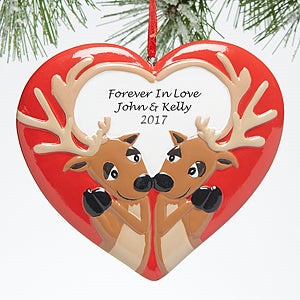 Forever In Love© Personalized Reindeer Ornament