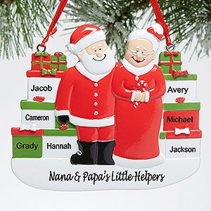 Mr. and Mrs. Claus© Personalized Ornament