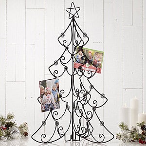 Tabletop Christmas Card Display Holder - Christmas Tree