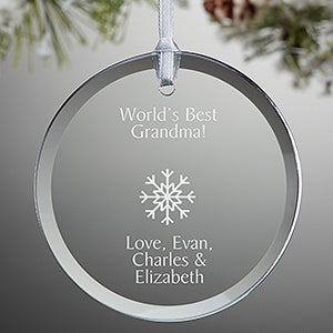 Create Your Own Round Personalized Ornament