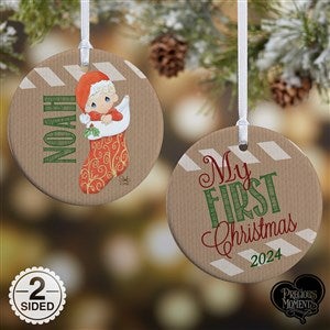Precious Moments Personalized Stocking Ceramic Ornament