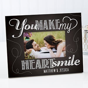 Personalized Photo Frame You Make My Heart Smile