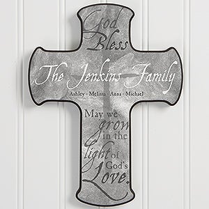 Grow In God's Love Personalized Cross