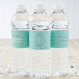 God Bless Personalized Water Bottle Labels