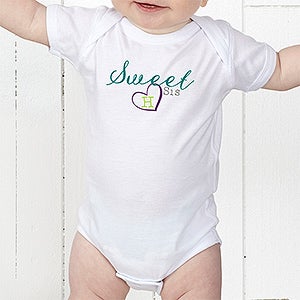 Big/Mid/Lil Sibling Personalized Baby Bodysuit