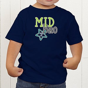 Big/Mid/Lil Sibling Personalized Toddler T-Shirt