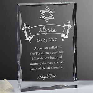 Bat Mitzvah Personalized Keepsake