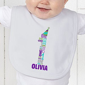 Personalized Birthday Baby Bib - It's My Birthday