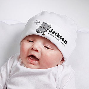 Lovable Elephant Personalized Hat