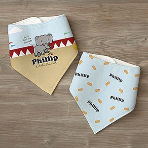 Personalized Baby Bibs - Lovable Elephant