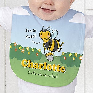 Personalized Baby Bib - Lovable Bee