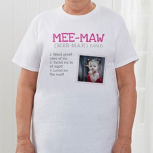 Personalized T-Shirt - Definition Of Her - Adult Medium - Red