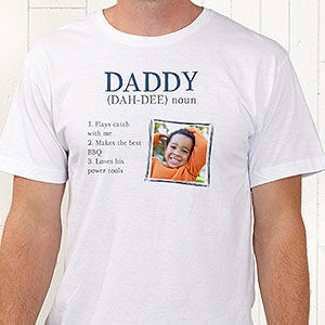 Personalized T-Shirt - Definition Of Him - Adult Medium - White