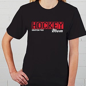 Personalized Adult T-Shirt - Sports Mom - Adult Medium - Royal Blue