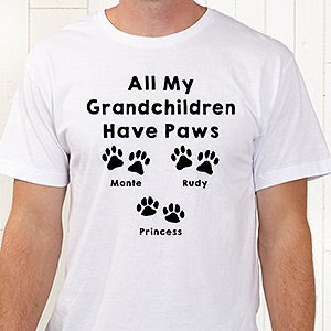 Personalized Love For Pets Adult T-Shirt - Adult Medium - Royal Blue