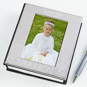 My First Communion Personalized Engraved Photo Album