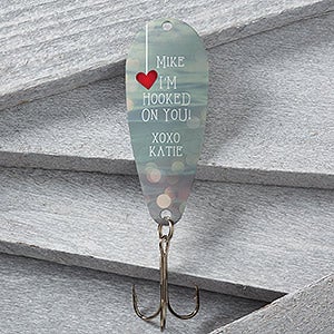 Personalized Fishing Lure - I'm Hooked On You