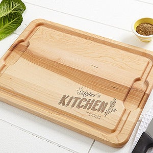 Her Kitchen Personalized Maple Cutting Board- 12x17
