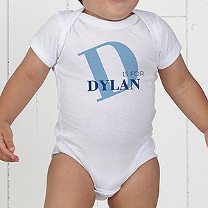 Alphabet Fun Personalized Baby Bodysuit
